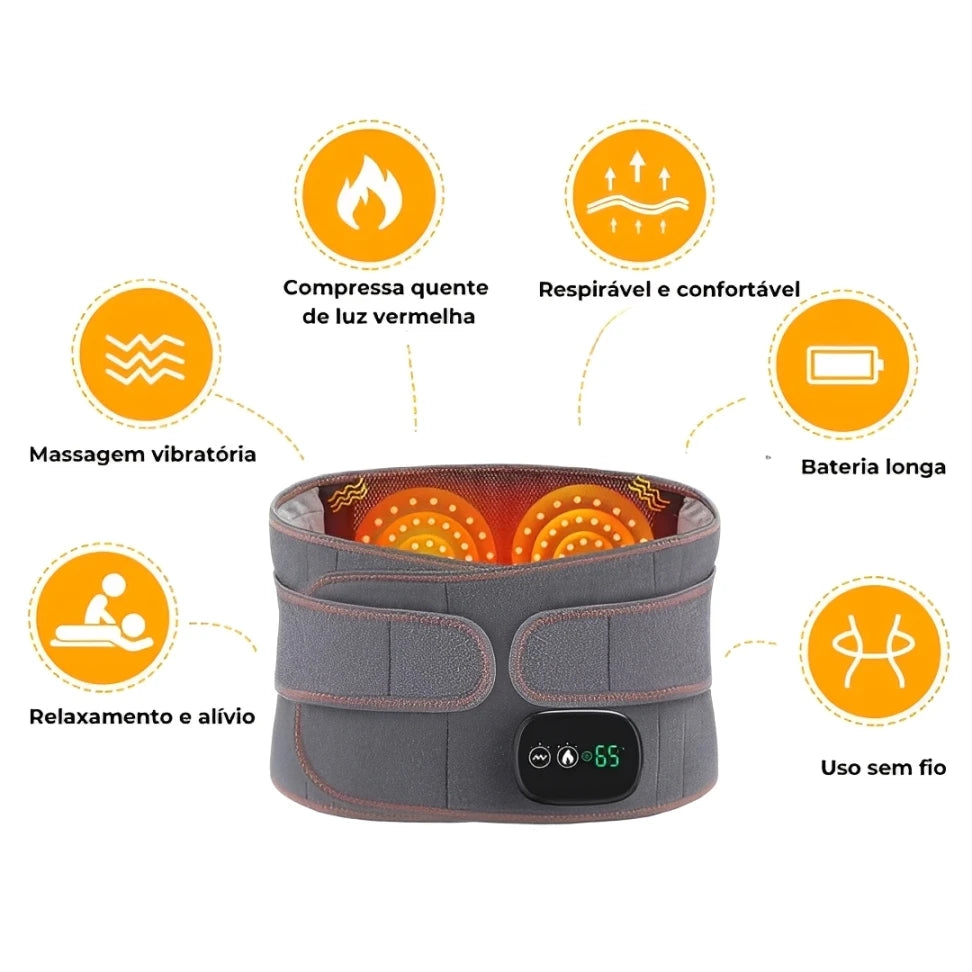 Cinta para Coluna Lombar Massageadora SmartTermal