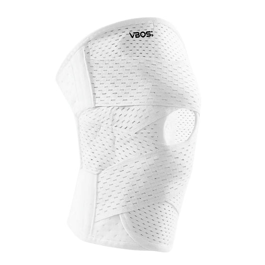 Joelheira Ortopédica Branca Respirável Healife