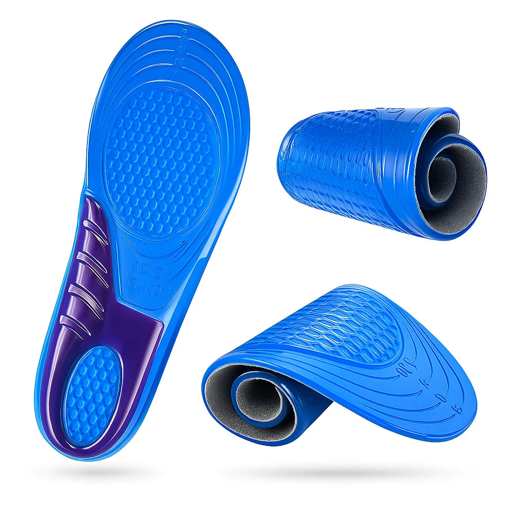 Palmilha Ortopédica de Silicone Anti-Impacto OrthoGel