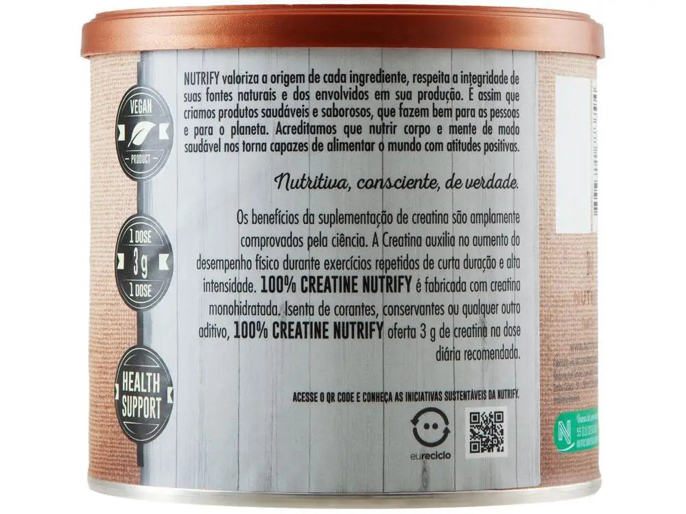 Creatina Monohydratada Nutrify 100%