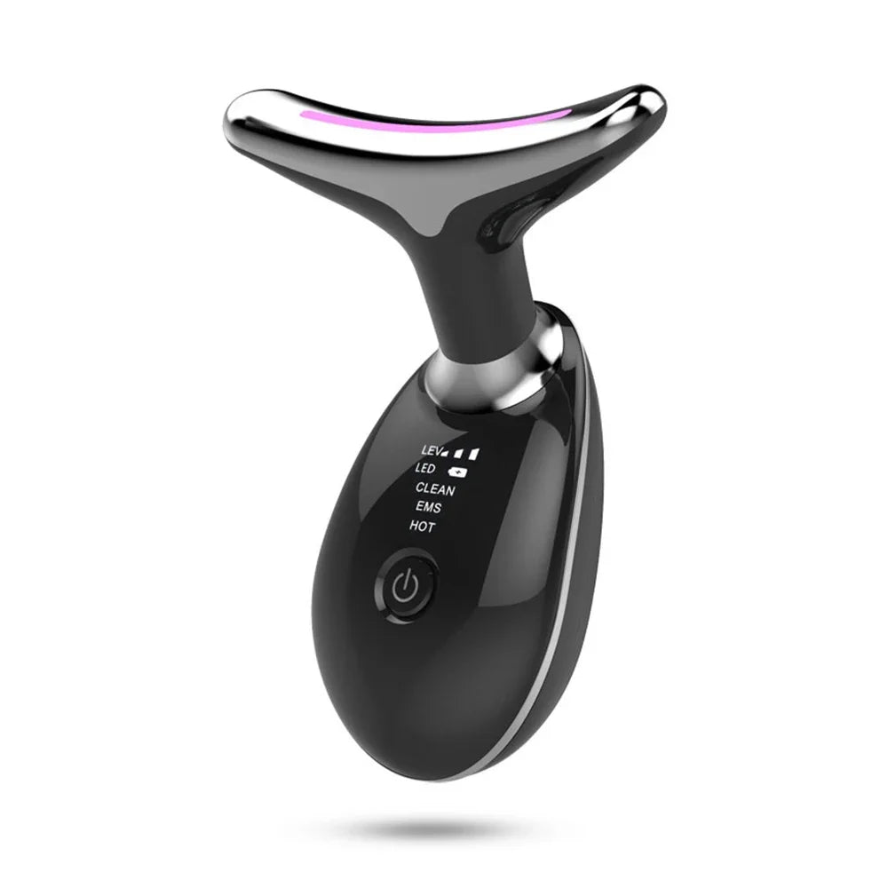 Massageador Facial com Terapia Led Anti-ídade