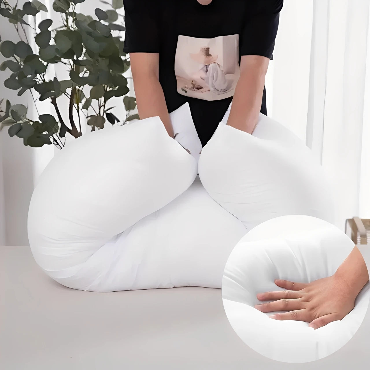 Travesseiro Anatômico de Corpo NuvemConfort