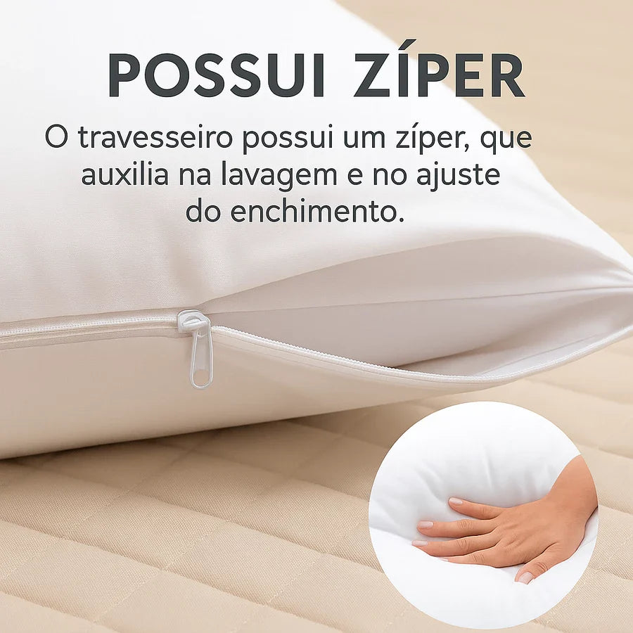 Travesseiro Anatômico de Corpo NuvemConfort