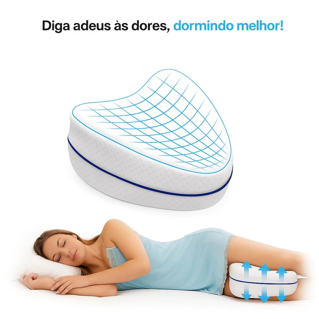 Travesseiro Ortopédico para Pernas Ultra Confortável Sonolev