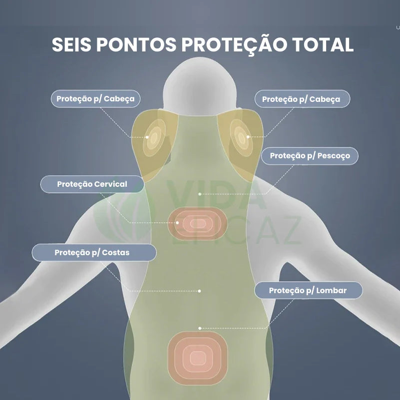 Conjunto Carro Almofada Assento + Apoio Lombar Modelo Universal