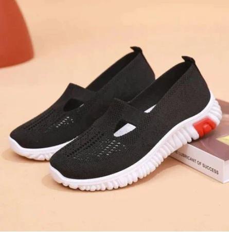 Tênis Ortopédico Feminino OrtoPlus Preto