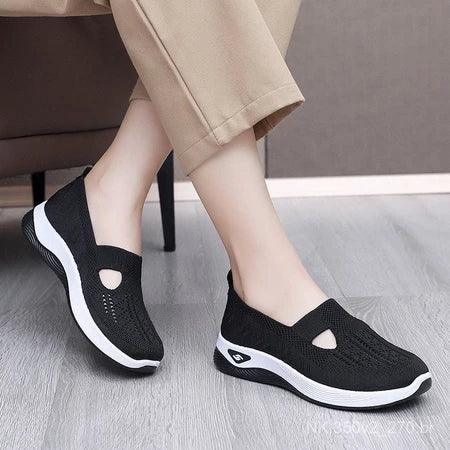Tênis Ortopédico Feminino Confort Plus Preto