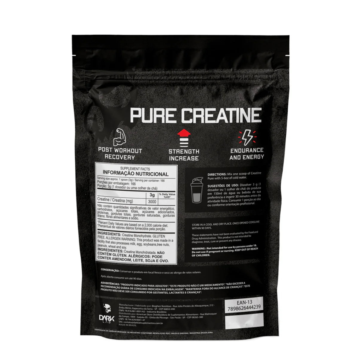 Creatina Monohidrata Pura Dark Lab