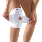 Joelheira Ortopédica Branca Respirável Healife