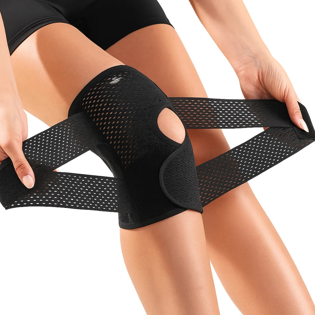Joelheira de Compressão Respirável com Estabilizador Lateral Healife