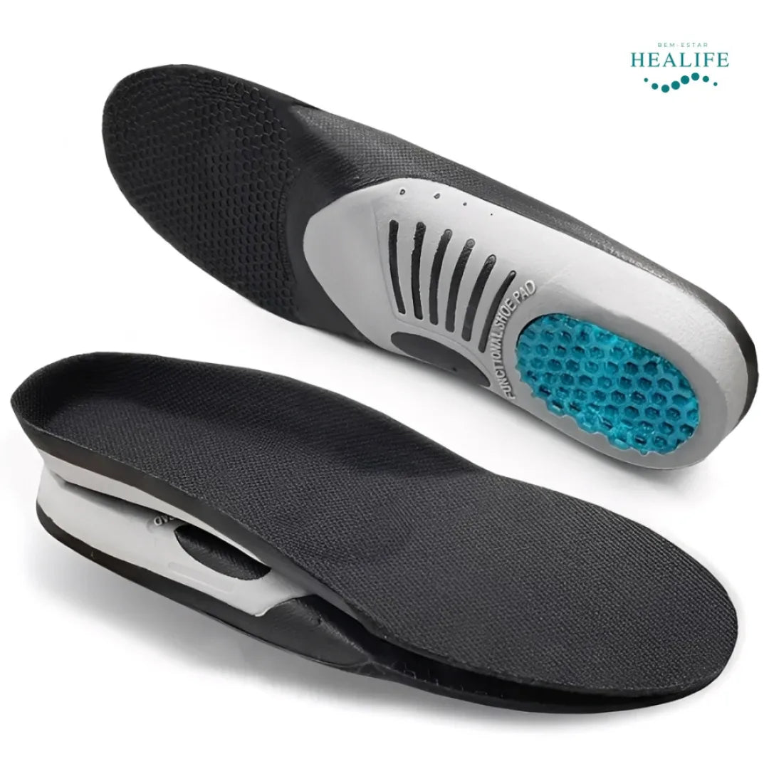 Palmilha Ortopédica com Calcanhar em Gel BioConfort
