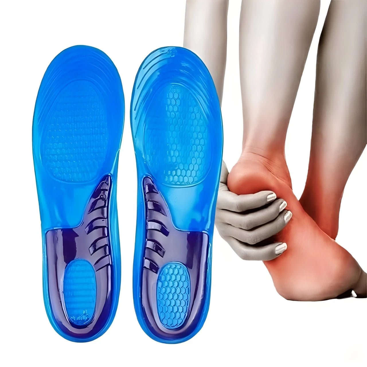 Palmilha Ortopédica de Silicone Anti-Impacto OrthoGel