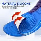 Palmilha Ortopédica de Silicone Anti-Impacto OrthoGel