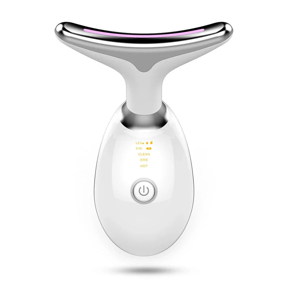 Massageador Facial com Terapia Led Anti-ídade