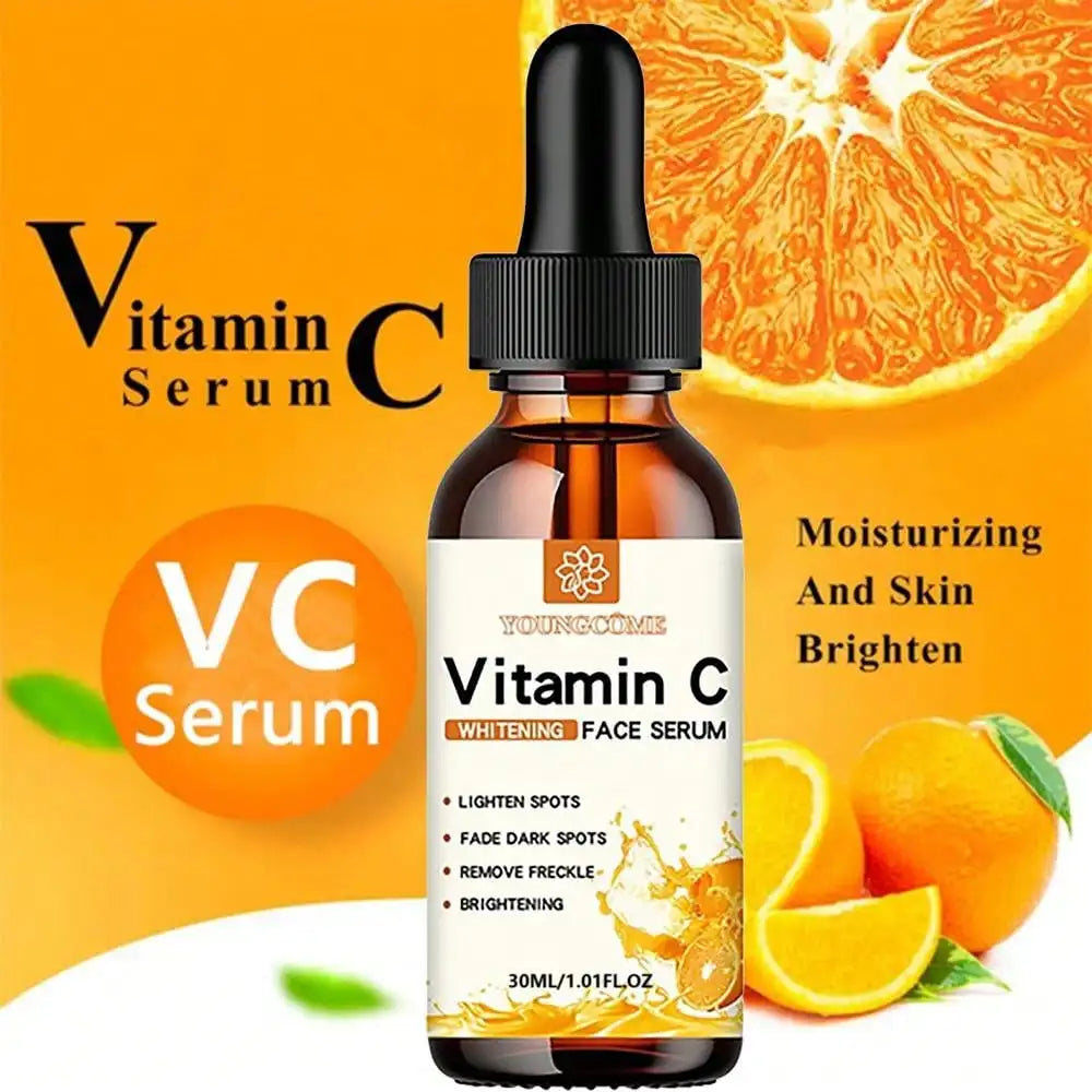 Sérum Facial com Vitamina C + Ácido Hialurônico