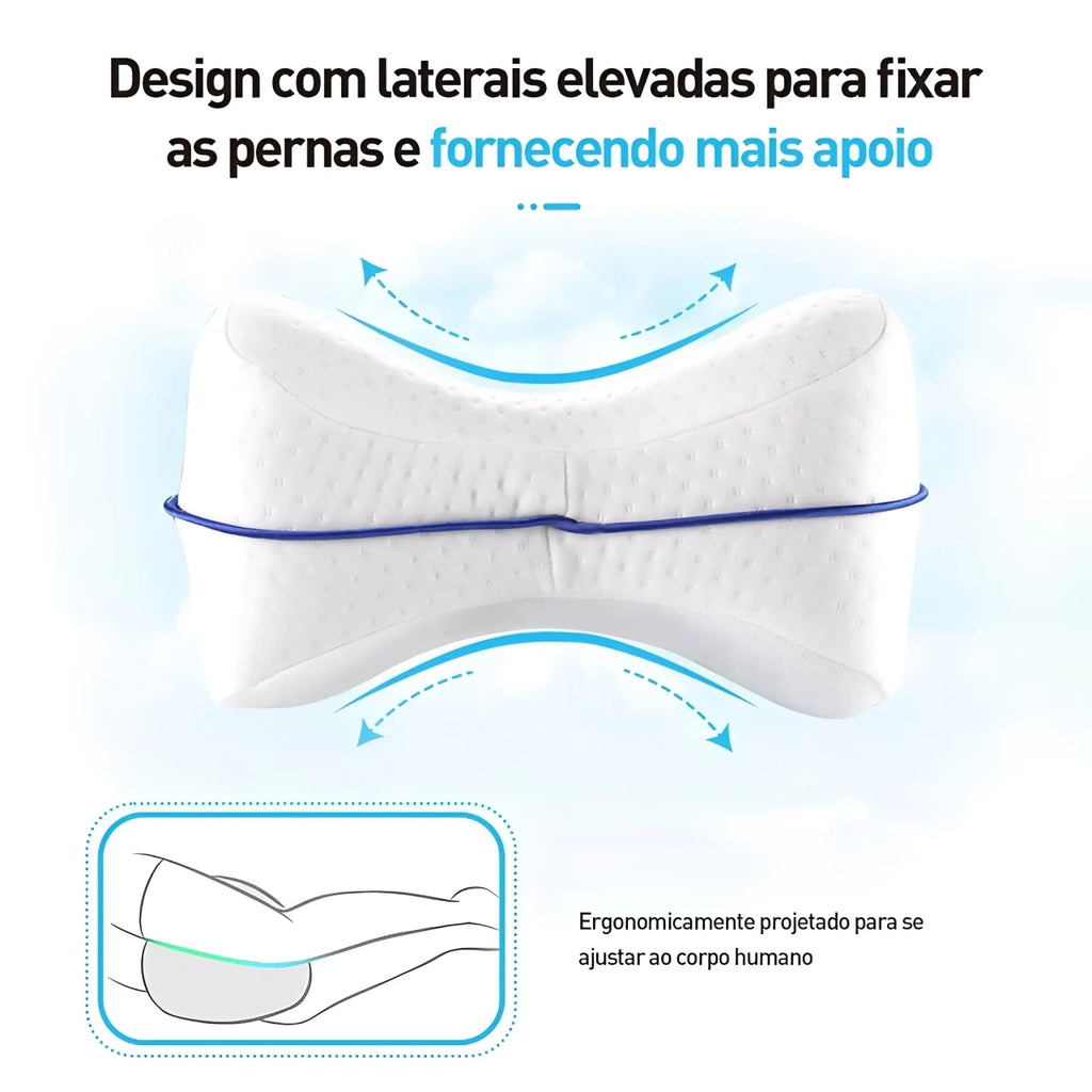 Travesseiro Ortopédico para Pernas Ultra Confortável Sonolev