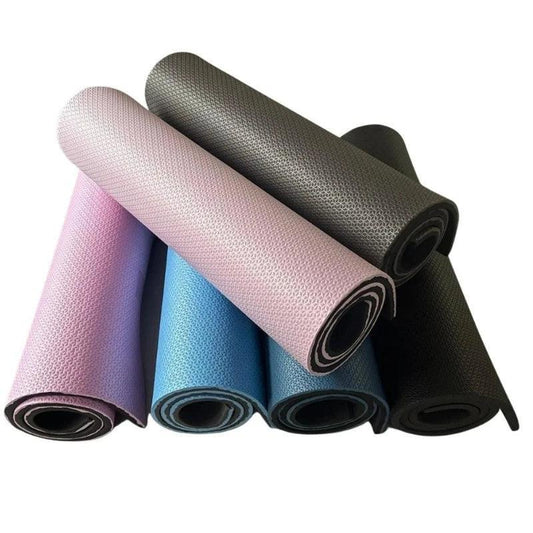 Kit 2 Tapetes Colchonetes Yoga, Pilates, Fitness, Ginástica - 1m x 50cm x 10mm (Compre 1 Leve 2)