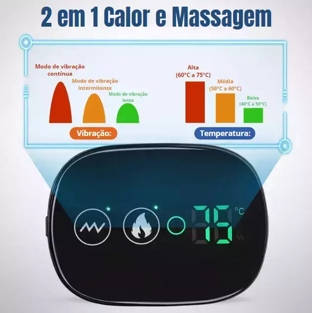 Ombreira Ortopédica Massageadora Com Aquecimento