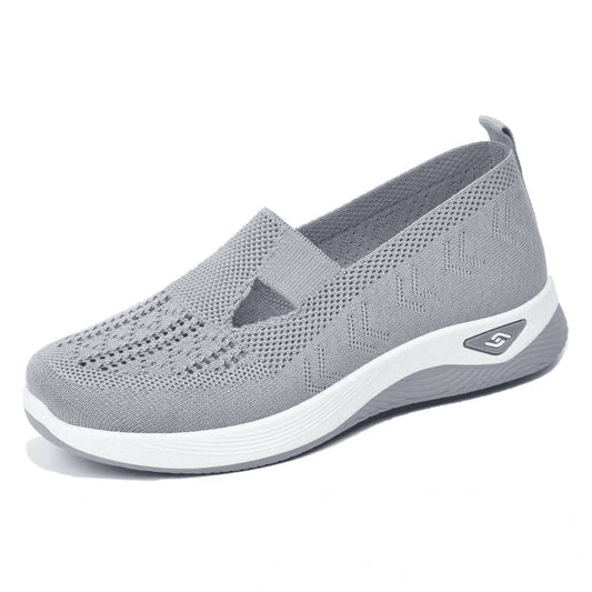 Tênis Ortopédico Feminino Confort Plus Cinza